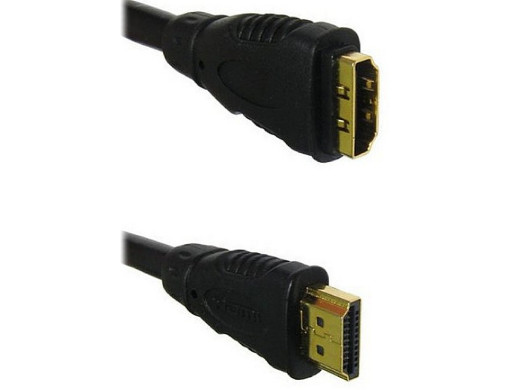 Przewód, kabel HDMI wtyk-gniazdo 1m HDKP24 przedłużacz
