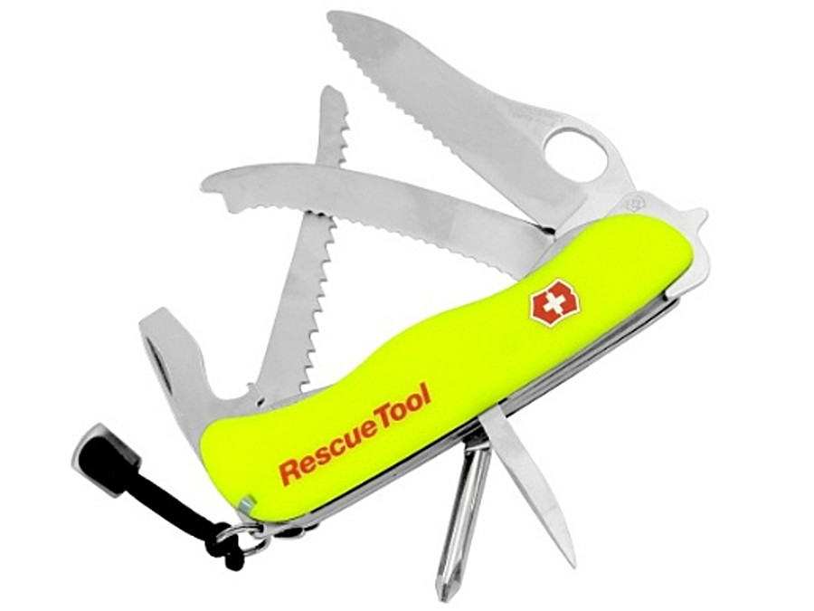 Rescue tool. Викторинокс Рескью. Victorinox Rescue Tool. Нож спасателя Victorinox. Ножи Victorinox перочинные для спасателя.