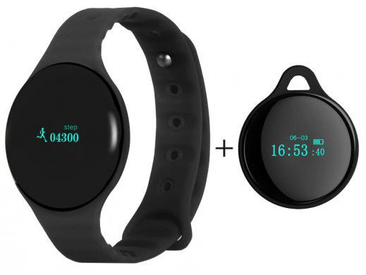 Smartband Smartwatch zegarek krokomierz pedometr dotykowy czarny Promedix PR-320B Android, IOS
