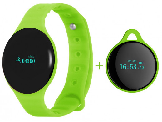 Smartband Smartwatch zegarek krokomierz pedometr dotykowy zielony Promedix PR-320G Android, IOS