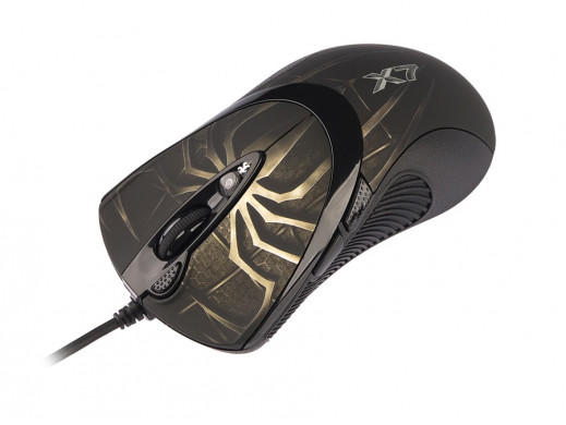 Mysz XGame XL-747H USB A4Tech brązowy pająk