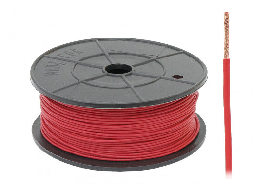 Kabel pojedyńczy 0,5mm FLRY czerwony