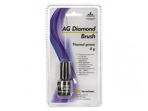 Pasta termoprzewodząca AG Silver Brush Diamond 4g
