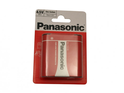 1x Bateria 3R12 4,5V cynkowo-węglowa Panasonic płaska