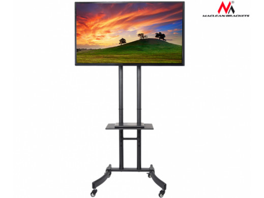 Profesjonalny stand wózek do telewizora na kółkach Maclean MC-718 max 40 kg max 600x400