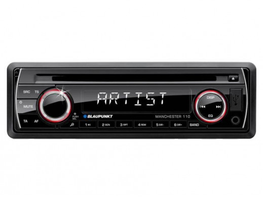 Radioodtwarzacz samochodowy CD/MP3/USB/SD/AUX Manchester Blaupunkt