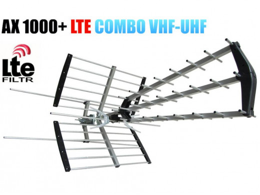 Antena DVB-T Opticum AX1000+ LTE Combo VHF+UHF
