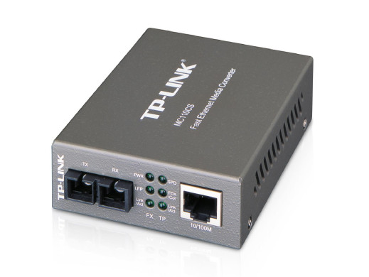 TP-LINK MC110CS Konwerter światłowodowy / single-mode, 1xFE, 1xSC/ TLMC110