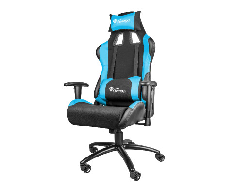 Fotel dla gracza Nitro550 Genesis czarno-niebieski