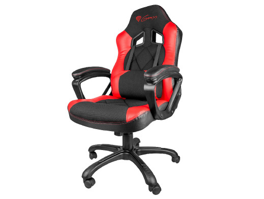 Fotel dla gracza SX33 Genesis czarno-czerwony
