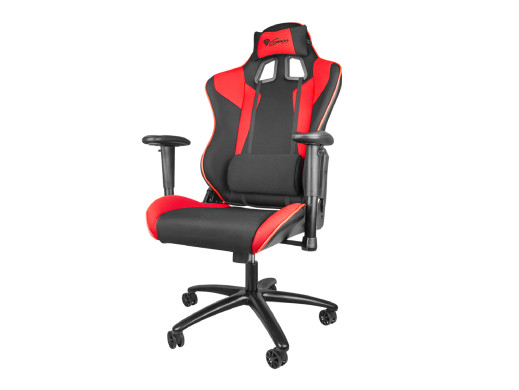 Fotel dla gracza SX77 Genesis czarno-czerwony