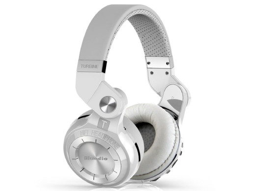 Słuchawki nauszne BT FM T2+ Bluedio białe