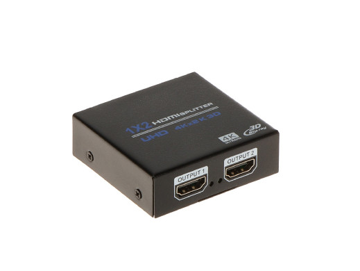 Rozgałęźnik HDMI 1 wejście 2 wyjścia 4K x 2K 3D zasilanie gniazdo z micro USB + zasilacz