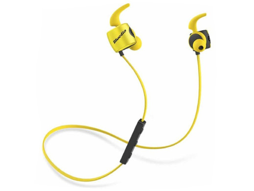 Słuchawki bezprzewodowe z mikrofonem TE Bluedio zółte