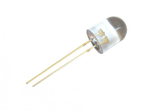 Dioda LED 10mm 12V biała