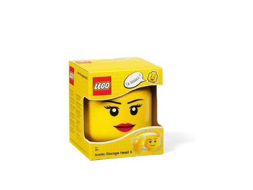 Pojemnik mała głowa Lego - dziewczynka S 2L