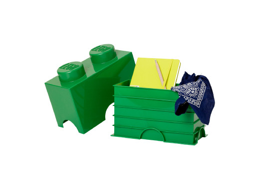 Pojemnik Lego Storage Brick 2 zielony 2,6L