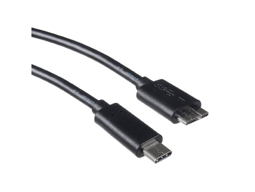 Kabel USB Micro B - Type-C 3.0, Maclean, 5Gbps, 1m, MCTV-845