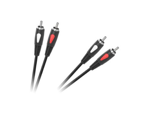 Przewód, kabel 2x2 cinch 1.0m Cabletech Eco-Line