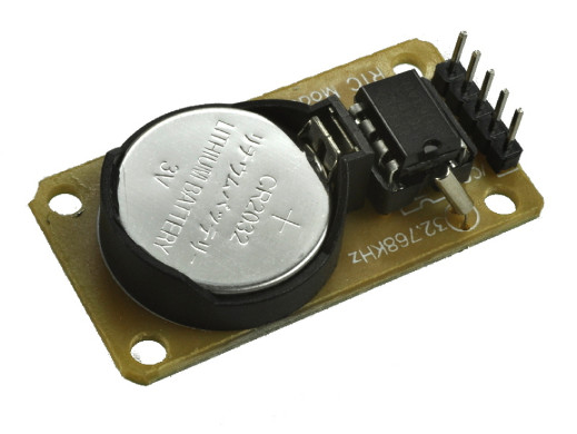 Moduł zegara czasu rzeczywistego  z układem DS1302, podtrzymanie pamięci przy pomocy baterii CR2032 Arduino