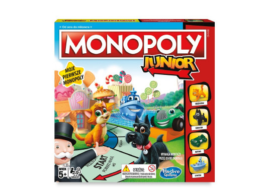 Gra planszowa Monopoly Junior A6984 Hasbro PL