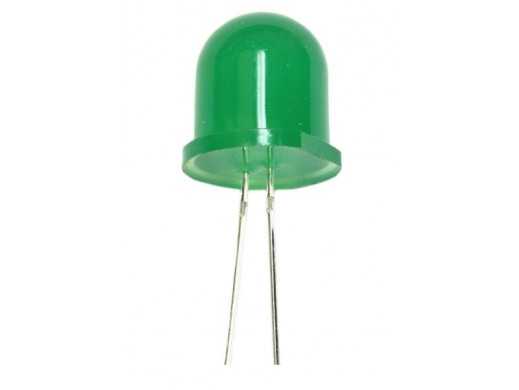 Dioda LED 12mm zielona