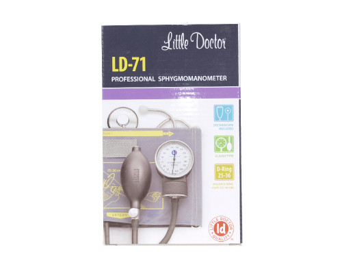 Ciśnieniomierz zegarowy ze stetoskopem LD-71