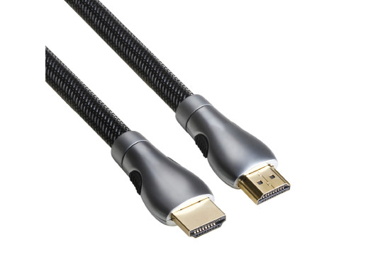 Przewód  kabel HDMI-HDMI v2.0 Maclean, 4K/3D/HD, 60Hz, premium, metalowe koncówki, 3m, MCTV-705
