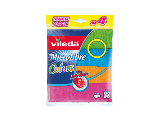Ściereczki mikroaktywne Vileda Colors (4szt)