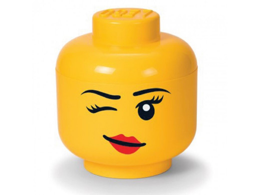 Pojemnik duża głowa Lego - winky dziewczynka L 8,5L