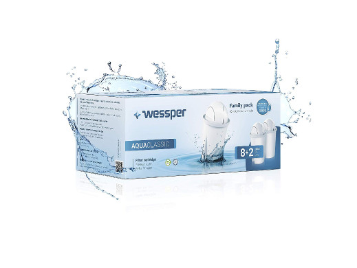 Zestaw 10 wkładów filtracyjnych Wessper Aquaclassic