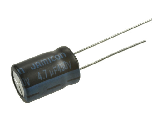 Kondensator elektrolityczny 4,7uF 450V 105