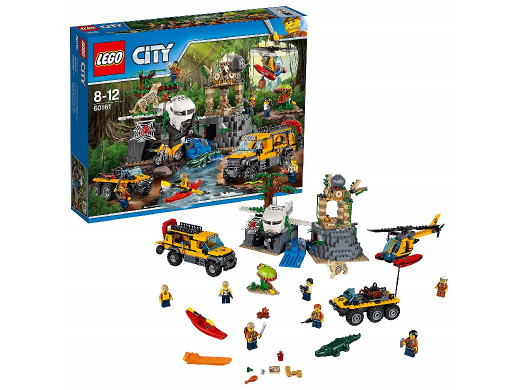 Klocki LEGO Dżungla Baza w dżungli 60161