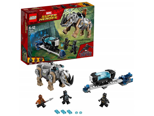 Klocki LEGO Super Heroes Pojedynek z nosorożcem w pobliżu kopalni 76099