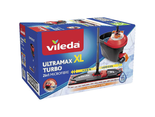 Zestaw mop płaski obrotowy Vileda Ultramat Turbo XL box