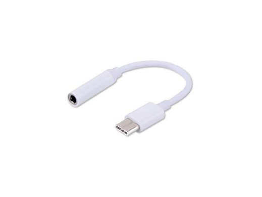 Adapter wtyk USB C - gniazdo jack 3,5mm na kablu 15cm CCA-UC3.5F-01-W GEMBIRD 