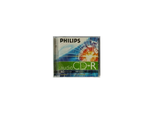 1x Płyta CD-R AUDIO / Music 80min Philips Jewel Case