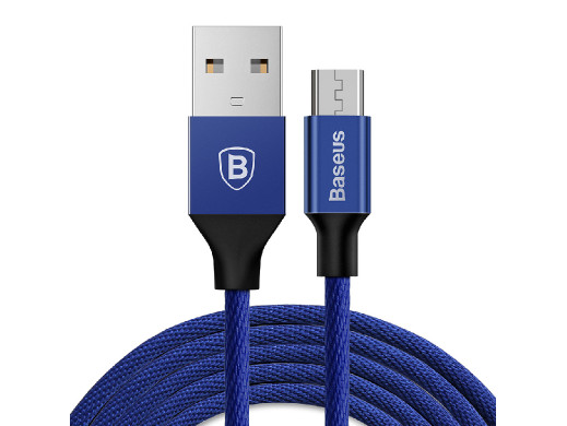 Kabel micro USB 1,5m - Navy Blue  BASEUS Yiven