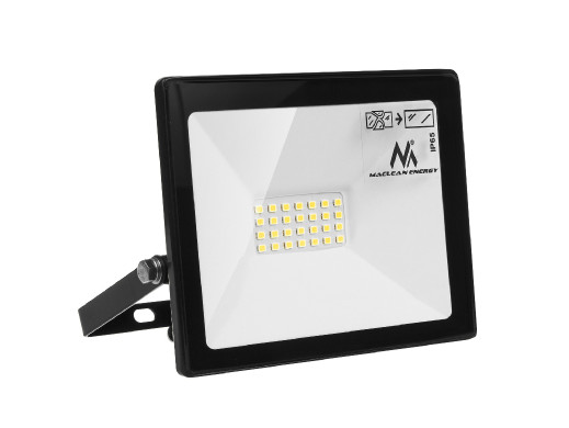 Naświetlacz LED Maclean, slim 20W, 1600lm, barwa ciepła biała (3000K), IP65, MCE520 WW