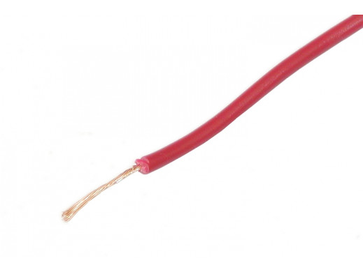 Kabel pojedyńczy LGYS 0.5mm czerwony