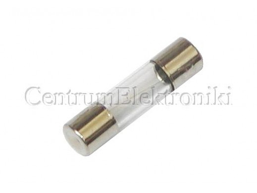 1x Bezpiecznik 20mm 6,3A zwłoczny