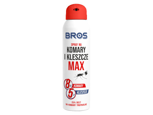 Spray na komary i kleszcze Bros Max 90ml
