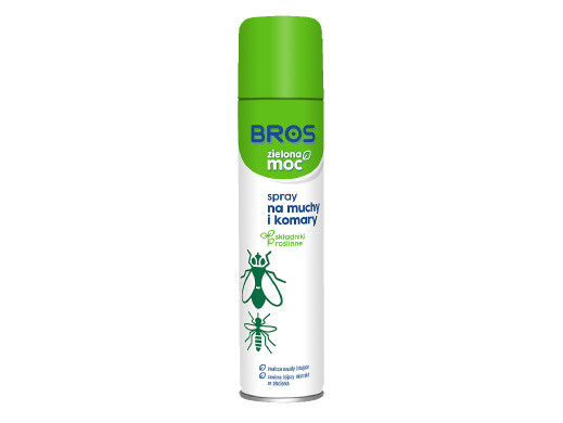 Spray na muchy i komary Bros Zielona Moc 300ml