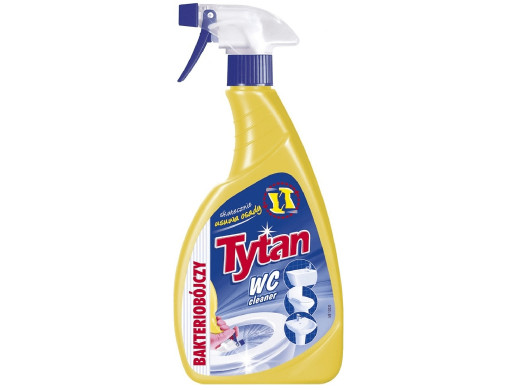 Bakteriobójczy płyn do mycia WC Tytan w spray'u