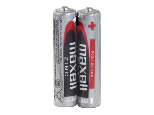 2 x bateria R-03 R03 AAA cynkowo-węglowa Maxell