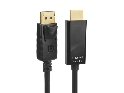 Kabel Display Port (DP) - HDMI Maclean, 4K/30Hz, 1.8m, MCTV-714
