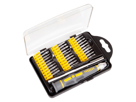 Zestaw śrubokręt precyzyjny 32 końcówki RB-1102 Rebel