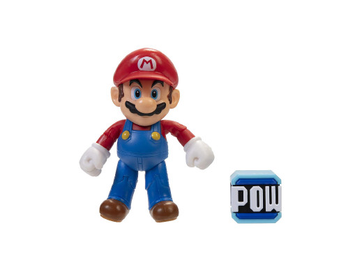 Figurka Super Mario 10cm Mario with POW