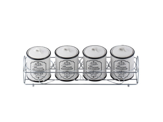 Zestaw ceramiczny do przypraw 5el. Maestro Paris Maison