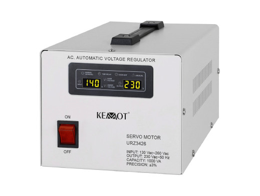 Automatyczny stabilizator napięcia  KEMOT MSER-1000 (1000 VA, serwomotor)